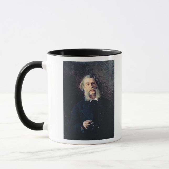 Porträtt av Dmitri Vasilievich Grigorovich Mugg (Vänster)