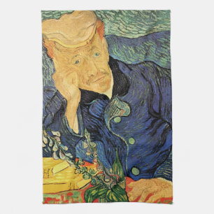 Porträtt av doktor Gachet av Vincent van Gogh Kökshandduk