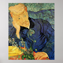 Porträtt av doktor Gachet av Vincent van Gogh Poster