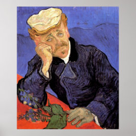 Porträtt av doktor Gachet av Vincent van Gogh Poster