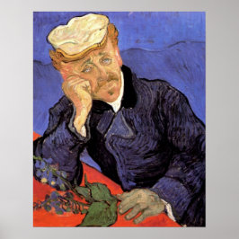 Porträtt av doktor Gachet av Vincent van Gogh Poster
