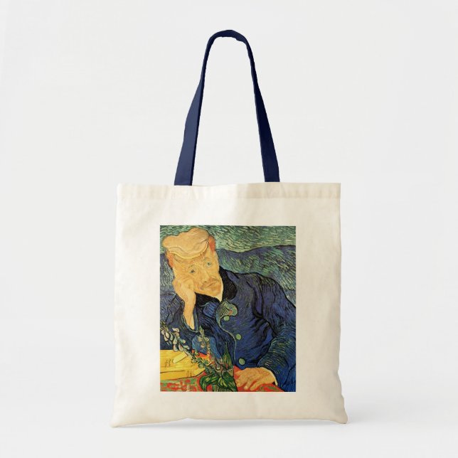 Porträtt av doktor Gachet av Vincent van Gogh Tygkasse (Framsidan)