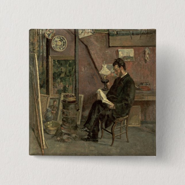 Porträtt av doktorn Martinez, 1878 (olja på Knapp (Framsida)