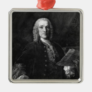 Porträtt av Domenico Scarlatti Julgransprydnad Metall