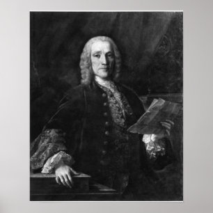 Porträtt av Domenico Scarlatti Poster