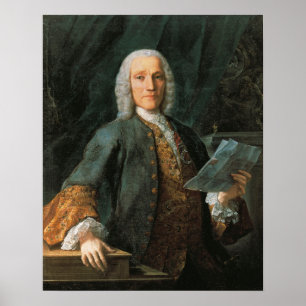 Porträtt av Domenico Scarlatti Poster