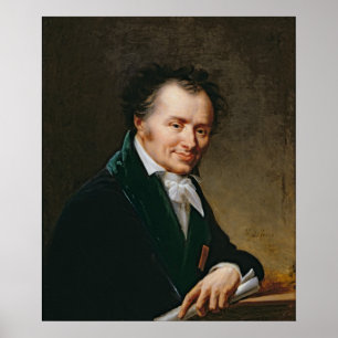 Porträtt av Dominique Vivant Baron Denon, 1808 Poster