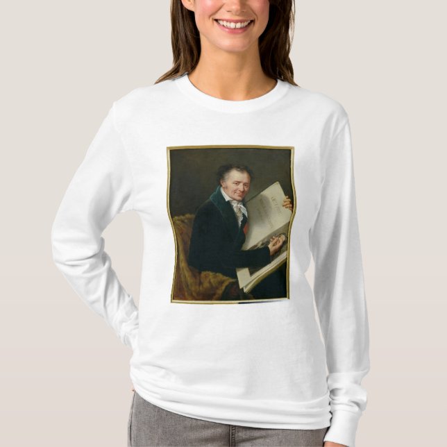 Porträtt av Dominique Vivant Baron Denon, 1808 Tee Shirt (Framsida)
