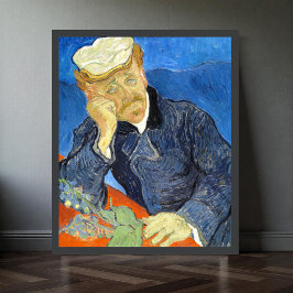 Porträtt av dr Gachet av Vincent Van Gogh Poster