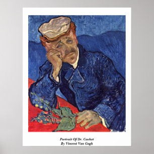 Porträtt av Dr. Gachet Vid Vincent Van Gogh Poster
