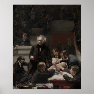 Porträtt av dr Samuel D. Gross av Thomas Eakins Poster
