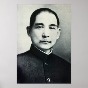 Porträtt av Dr. Sun Yat-sen Poster