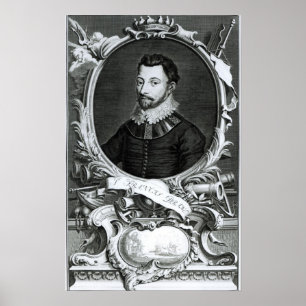 Porträtt av draken för herr Francis Poster