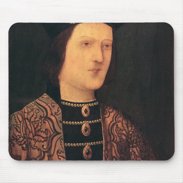 Porträtt av droppen för kung Edward av England Musmatta (Framsidan)