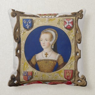 Porträtt av drottning för 6e för Catherine Parr Kudde