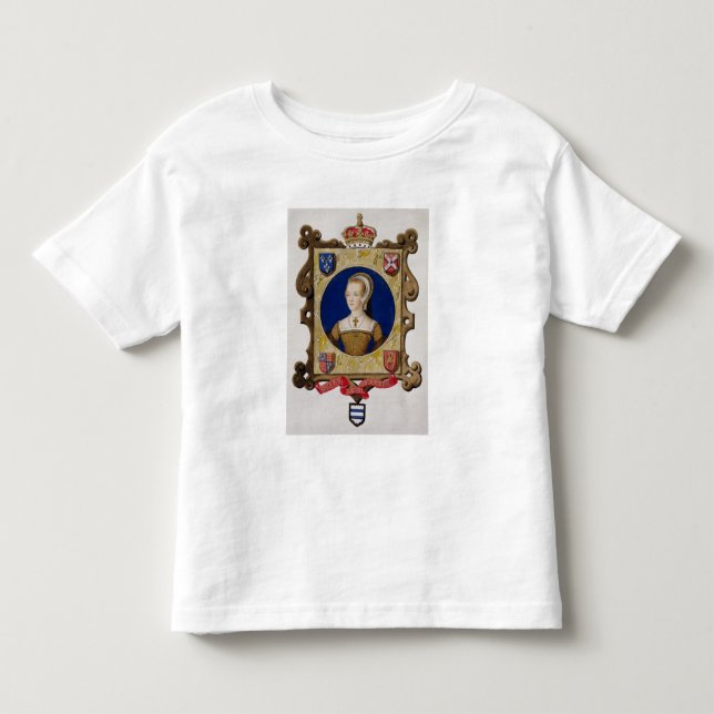 Porträtt av drottning för 6e för Catherine Parr Tee Shirt (Framsida)