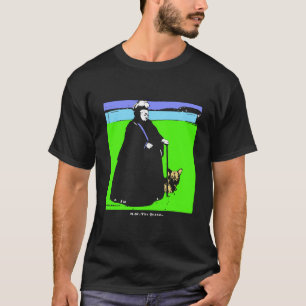 Porträtt av drottning Viktoria och Yorkshireterrie T Shirt