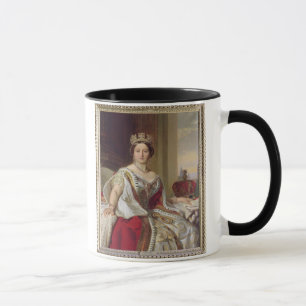 Porträtt av drottningen Victoria (1819-1901) 1859 Mugg
