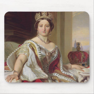 Porträtt av drottningen Victoria (1819-1901) 1859 Musmatta