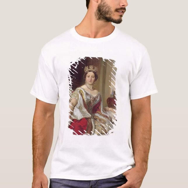Porträtt av drottningen Victoria (1819-1901) 1859 Tee Shirt (Framsida)