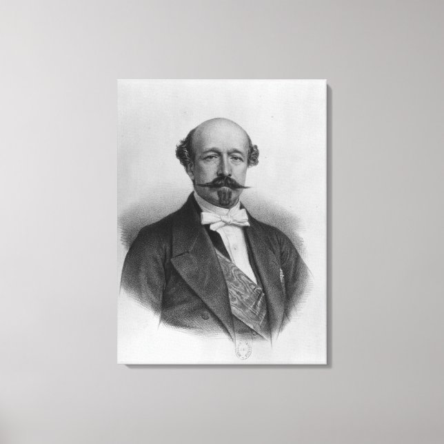Porträtt av Duc Charles de Morny c.1850 Canvastryck (Framsida)