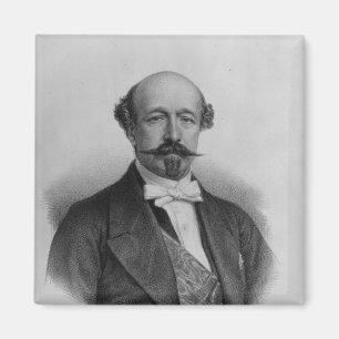 Porträtt av Duc Charles de Morny c.1850 Magnet