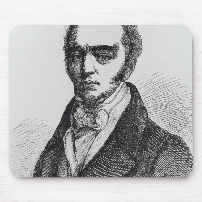 Porträtt av Earlgrå färg Musmatta (Framsidan)