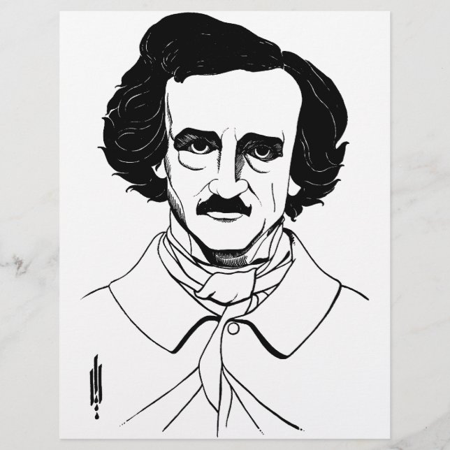 Porträtt av Edgar Allan Poe (Framsida)