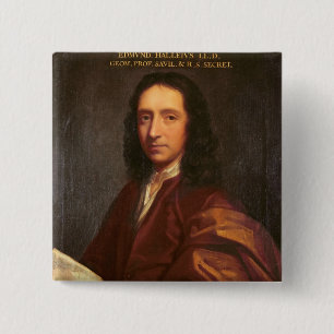 Porträtt av Edmond Halley, c.1687 Knapp
