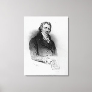 Porträtt av Edward Jenner Canvastryck