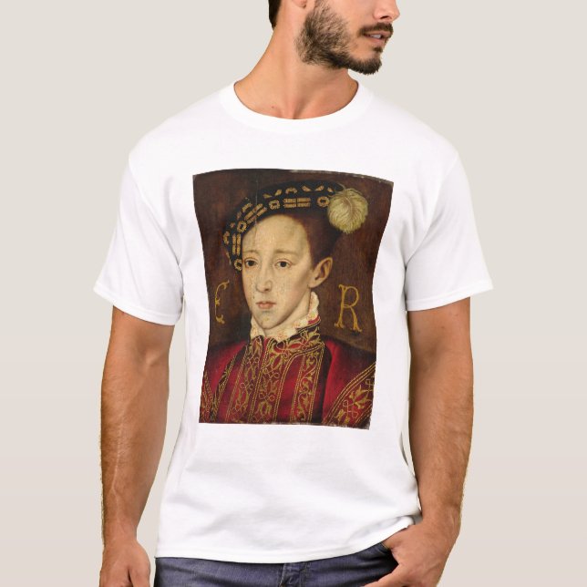 Porträtt av Edward VI Tee Shirt (Framsida)