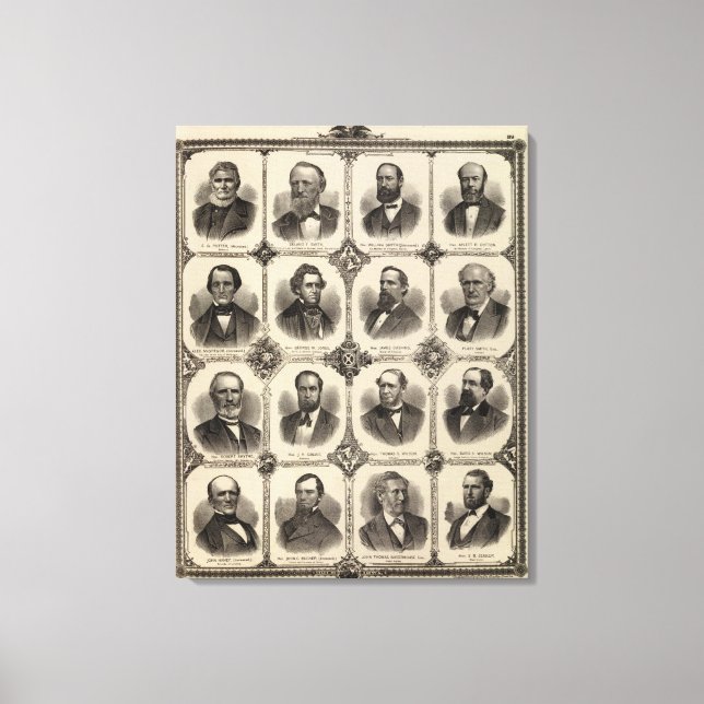 Porträtt av EG-Potter, Delano T Smith Canvastryck (Framsida)