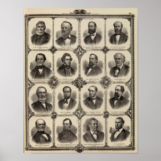 Porträtt av EG-Potter, Delano T Smith Poster (Framsidan)