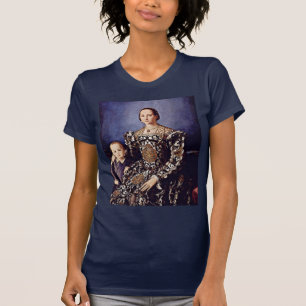 Porträtt av Eleonora Di Toledo av Bronzino Angelo T-shirt