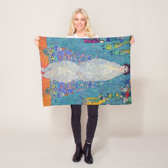 Porträtt av Elisabeth Lederer, Gustav Klimt Fleecefilt (På plats)