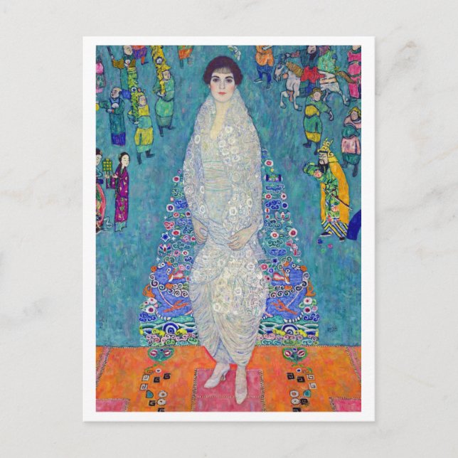 Porträtt av Elisabeth Lederer, Gustav Klimt Vykort (Framsida)