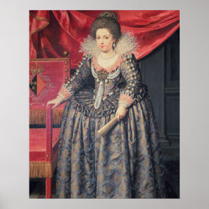Porträtt av Elizabeth av 1602-44) dotter för Poster