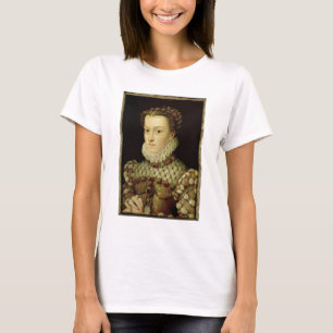 Porträtt av Elizabeth av Österrike (1554-92) Tee