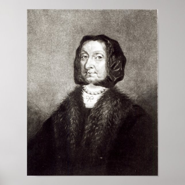 Porträtt av Elizabeth Cromwell Poster (Framsidan)