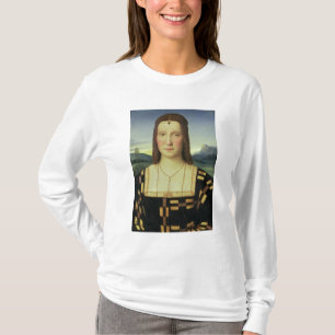 Porträtt av Elizabeth Gonzaga, c.1504 (olja förs Tee