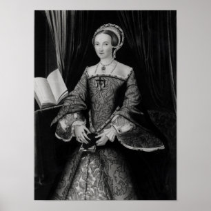Porträtt av Elizabeth mig när Princess c.1546 Poster