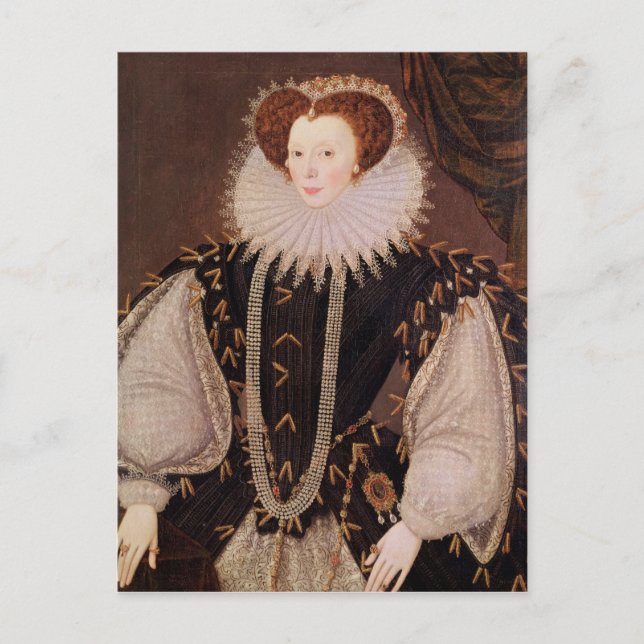 Porträtt av Elizabeth Sydenham Vykort (Framsida)