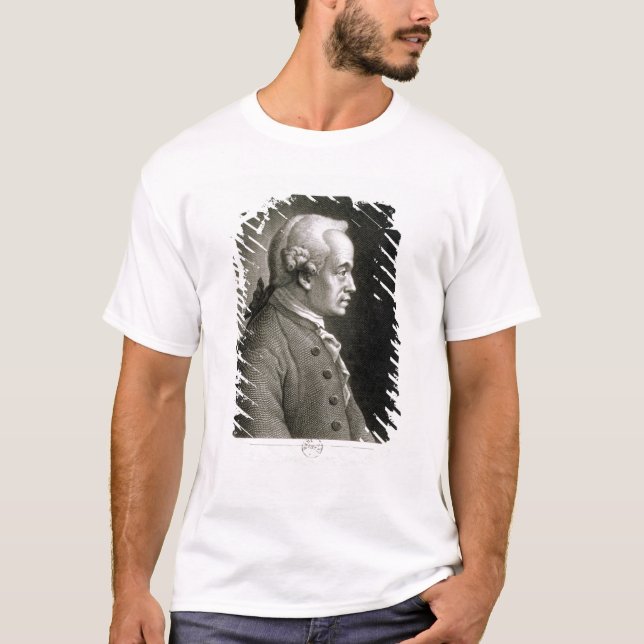 Porträtt av Emmanuel Kant, tysk filosof Tee (Framsida)