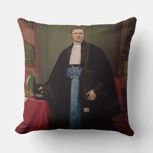 Porträtt av en advokat i hans bibliotek, 1852 kudde (Framsida)