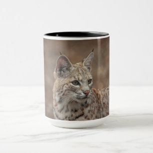 Porträtt av en Bobcat Mugg