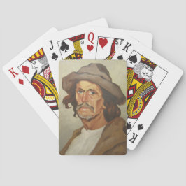 Porträtt av en bonde (av Ipolit Strâmbu) Casinokort