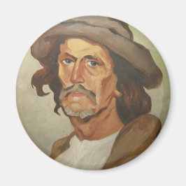Porträtt av en bonde (av Ipolit Strâmbu) Magnet