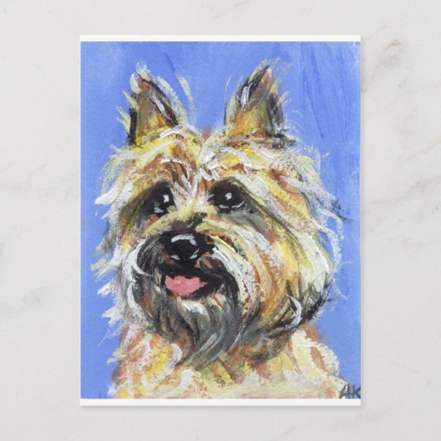 Porträtt av en Cairn Vykort (Framsida)