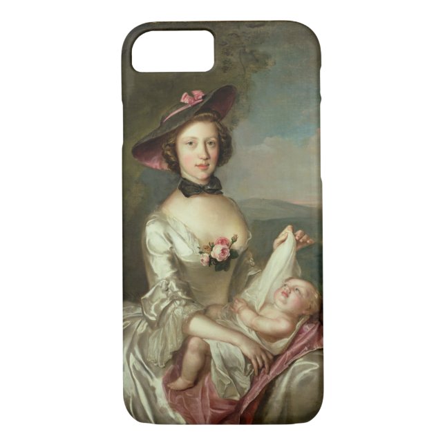 Porträtt av en dam, sade att vara Elizabeth, fru Case-Mate iPhone Skal (Baksida)