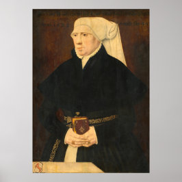 Porträtt av en dam - tysk finkonstaffisch poster